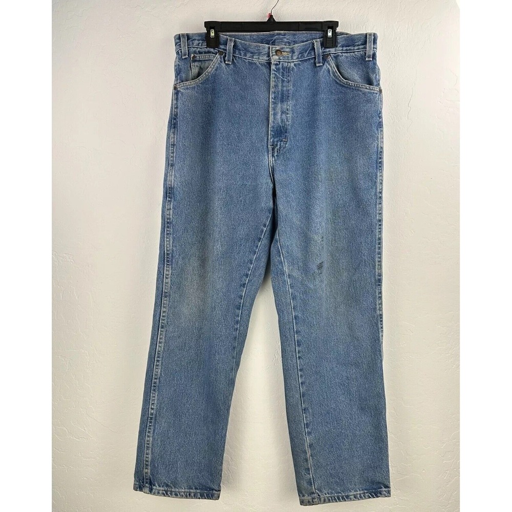 Dickies Jeans Mens 38x29 Blue Denim‎ Mid Rise Straight Leg Grunge Skate Work